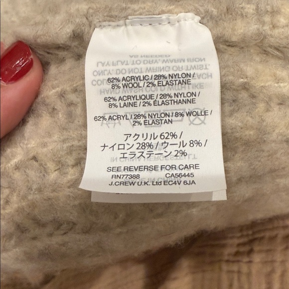 EUC Gorgeous J CREW Sweater Cape XXS/XS - Picture 4 of 5